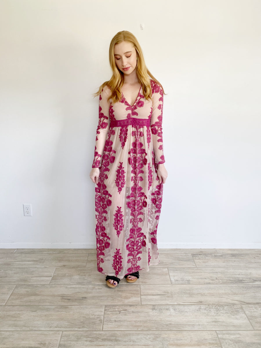 norrie maxi dress Altar'd State Long Sleeve Lace M – Fashion Trade Bo-Tique member:55321618710696:7811 Sizes:4 It features a v ZAPAKA Women Green Prom