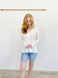 Sanctuary White Solid Top size Large