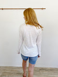 Sanctuary White Solid Top size Large