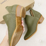 Lucky Brand Baley Ivy Green Bootie Boots size 6