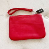 Express Leather Red Wristlet NWT