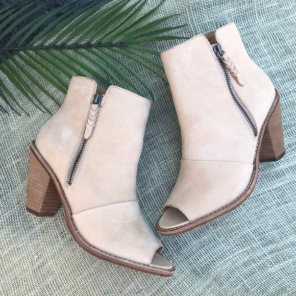 Leather Booties - Size 7