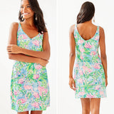 Lilly Pulitzer Adrianna Dress Floridita Flamingo XXS