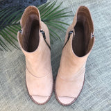 Leather Booties - Size 7