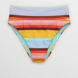 Aerie High Cut Cheeky Bikini Bottoms NWT XXS