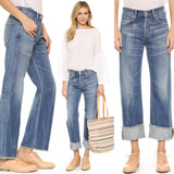 COH Citizens of Humanity Parker Relaxed Cuffed Crop Jeans NWT 25
