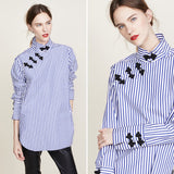 MARQUES ' ALMEIDA Mandarin Wrap Shirt