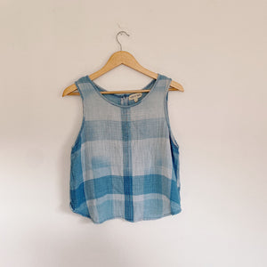 Anthropologie Cloth & Stone Chambray Tank Large