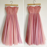 Betsey Johnson UO Exclusive Prom Queen Strapless Chiffon Midi Dress