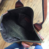 Vintage Leather Fossil Tote