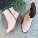 Leather Booties - Size 7