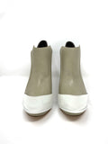 abcense Block Olive Clunky Heels Size 39