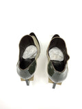 abcense Block Olive Clunky Heels Size 39