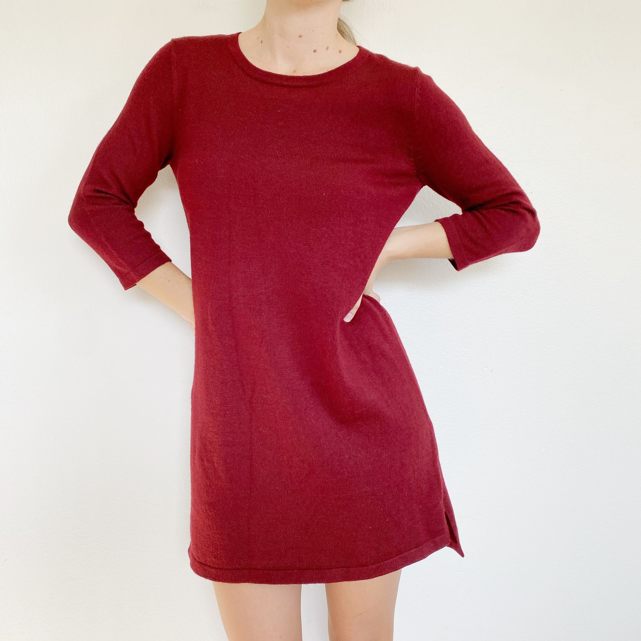 Forever 21 Cabernet Sweater Dress Small Fashion Trade Bo-Tique Forever 21 Cabernet Sweater Dress Small Fashion Trade Bo-Tique