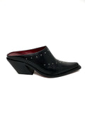 Donald J Pliner Trace Leather Heel Clogs 7.5