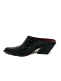 Donald J Pliner Trace Leather Heel Clogs 7.5
