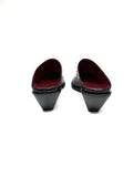 Donald J Pliner Trace Leather Heel Clogs 7.5