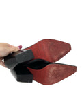 Donald J Pliner Trace Leather Heel Clogs 7.5