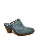 FRYE Clog Heel Boots Light Teal Size 8