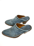 FRYE Clog Heel Boots Light Teal Size 8