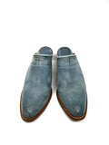 FRYE Clog Heel Boots Light Teal Size 8