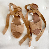 Louis et Cie Suede Gladiator Sandals 9.5