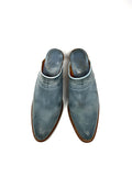FRYE Clog Heel Boots Light Teal Size 8