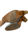 FRYE Clog Heel Boots Light Teal Size 8