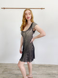 Free People Hot off the Press Striped Knit Dress S