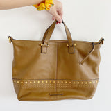 Vince Camuto Leather Suede Satchel Bag