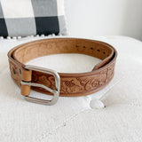 Western Tool Leather Belt Small