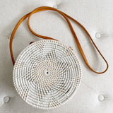 Straw crossbody bag