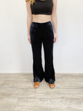 Band of Gypsies Velvet Flare Pants Small