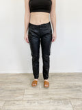 Rag & Bone Hyde Portobello Black Leather PantsJeans NWT 26