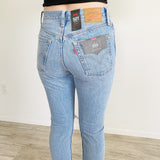 Levi's 501 High Rise Skinny Leg Jeans NWT 26