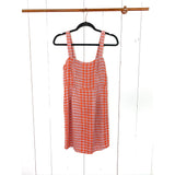 Free People Short N' Sweet Plaid Mini Dress NWT XS