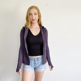 YogaLicious Hooded Zip-up Jacket New Small