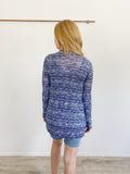 Spendid Knit Navy Cardigan Sweater Small