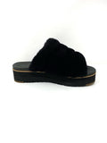 UGG Fluff Yeah Sandals Black NWT 8