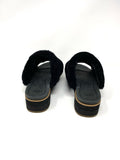 UGG Fluff Yeah Sandals Black NWT 8