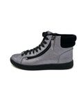 UGG Olive Glitter Sneakers Black Silver NWT 8