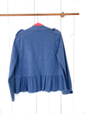 Lucky Brand Peplum Utility Jacket NWT Large