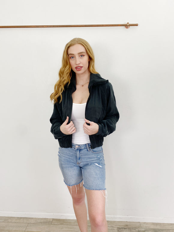 ONZIE Modal Bomber Jacket M/L