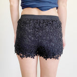 Abercrombie & Fitch Floral Crochet Shorts XS