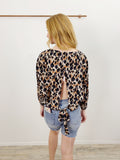 Harlowe & Graham Leopard printed blouse Small