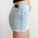 Hollister Embroidered High-Rise Jean Shorts NWT 3