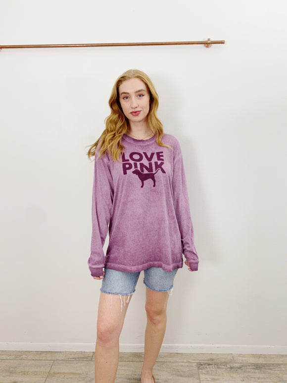 PINK by Victoria's Secret Love Long Sleeve Large