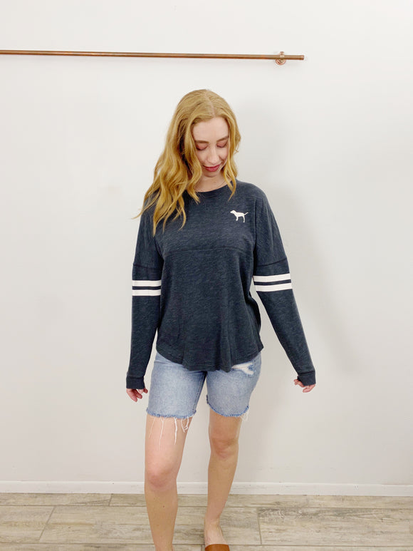 PINK by Victoria's Secret Jersey Sweatshirt Small