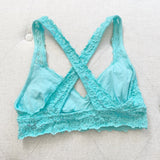 Aerie American Eagle Teal Lace Bralette S