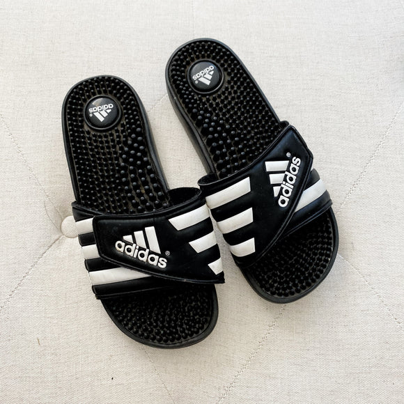 Adidas Black Slides size 6